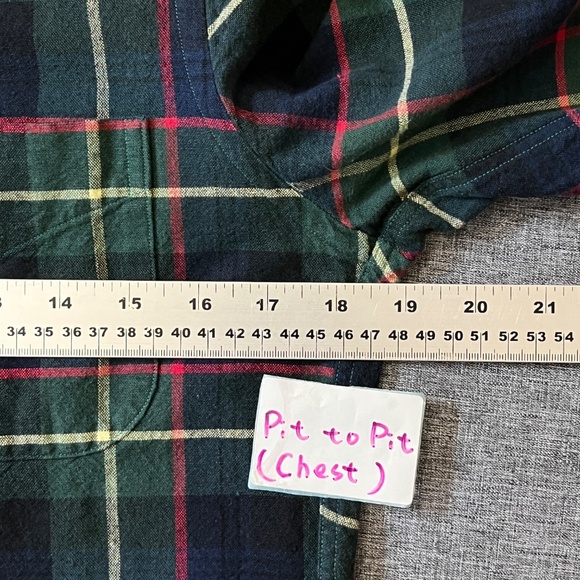 Gitman Bros Vintage Button Down Long Sleeve Shirt - Men's Size S - Green - Picture 6 of 10